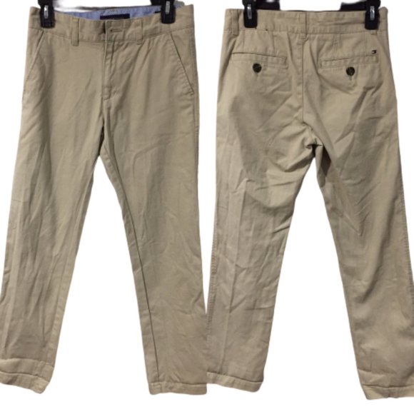 Tommy Hilfiger Boy Khaki Pants - Picture 1 of 9